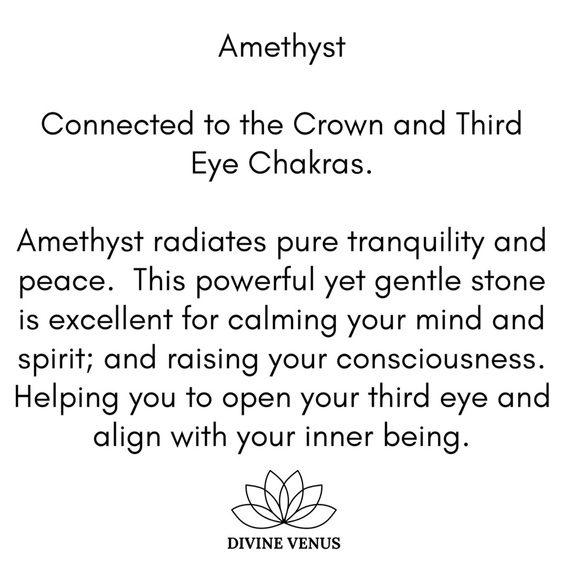 Amethyst Lotus Stainless Steel Layered Necklace - Picture 8 of 8